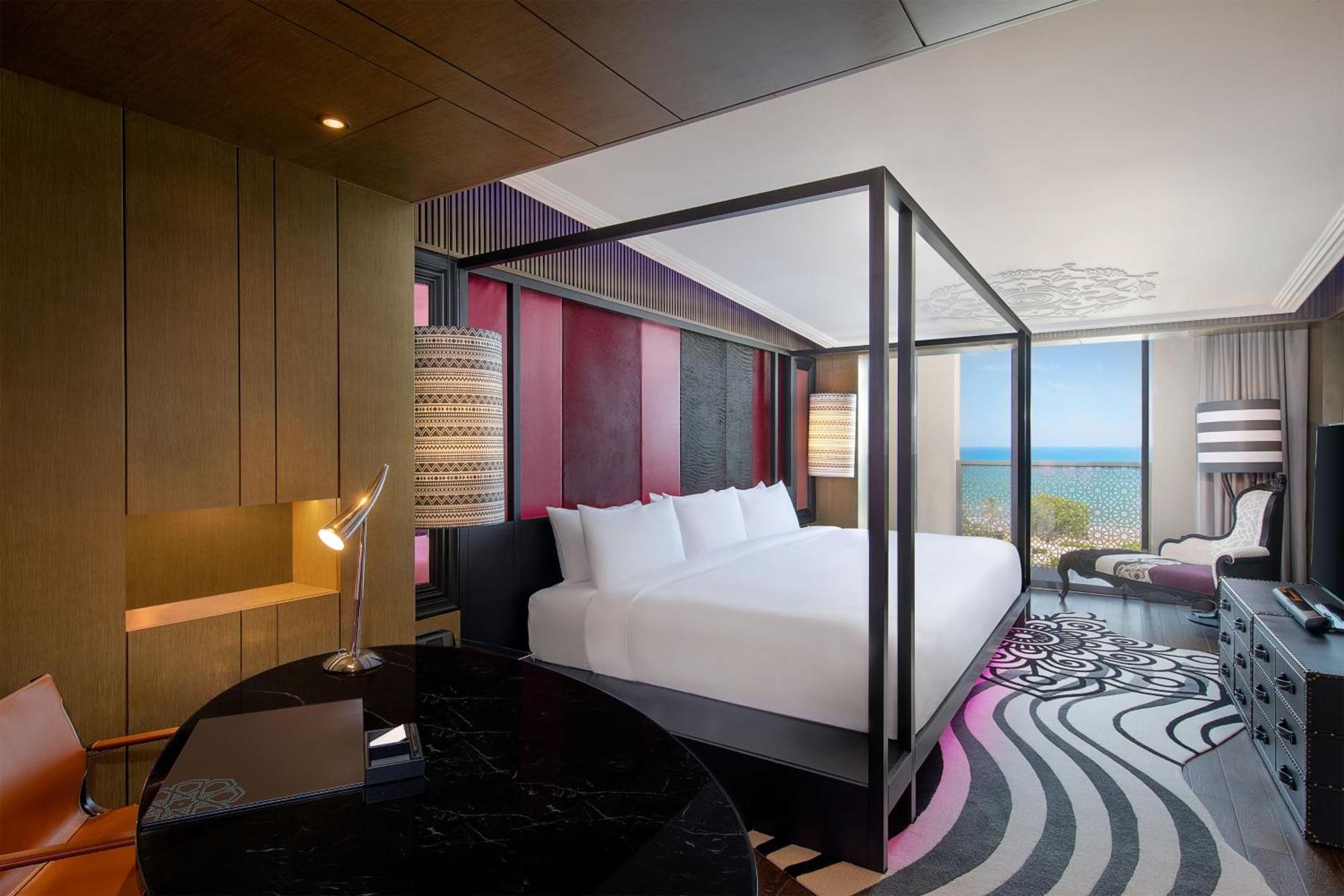 ホテル W マスカット エクステリア 写真 A bedroom at W Bali